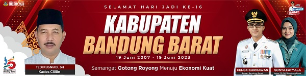 Kades Cililin Mengucapkan Selamat Hari Jadi Ke-16 Kabupaten Bandung Barat